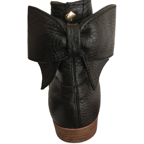 Kate Spade NY Women's Leather Ankle Boots Prospect Bow Stretch Side Bootie - 9M - Picture 3 of 10